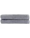 Ozan Premium Home Horizon Bath Towels Set Of 2 In Grey