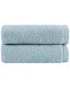 Ozan Premium Home Horizon Hand Towels Set Of 2 In Green