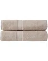 Ozan Premium Home Legend Bath Sheets Set Of 2 In Beige