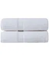 Ozan Premium Home Legend Bath Towels Set Of 2 In White