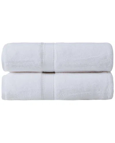 Ozan Premium Home Legend Bath Towels Set Of 2 In White