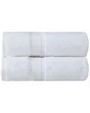 Ozan Premium Home Legend Hand Towels Set Of 2 In White
