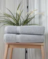 Ozan Premium Home Maui 2-pc. Bath Towel Set In Light Gray