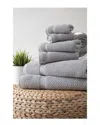 Ozan Premium Home Maui 6pc Towel Set In Grey