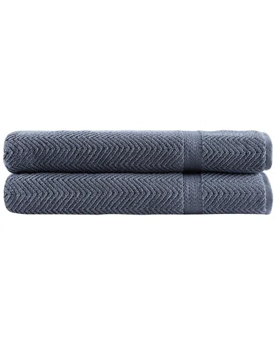 Ozan Premium Home Maui Bath Sheets Set Of 2 In Grey