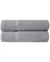 Ozan Premium Home Maui Bath Sheets (set Of 2) In Grey