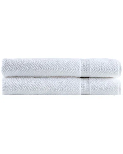 Ozan Premium Home Maui Bath Sheets Set Of 2 In White