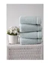 Ozan Premium Home Maui 4-pc. Hand Towel Set In Aqua