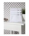 Ozan Premium Home Maui Washcloths Set Of 4 In White