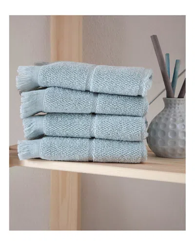 Ozan Premium Home Mirage 4pc Washcloth In Green