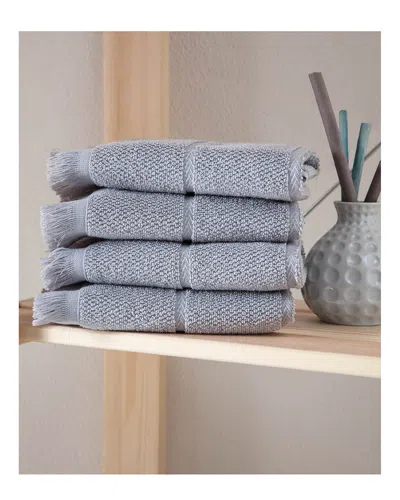 Ozan Premium Home Mirage 4pc Washcloth In Taupe