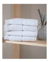 Ozan Premium Home Mirage 4pc Washcloth In White
