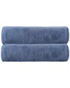 Ozan Premium Home Opulence Bath Towels Set Of 2 In Blue