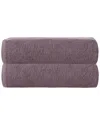 Ozan Premium Home Opulence Bath Towels Set Of 2 In Purple