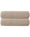 Ozan Premium Home Opulence Bath Towels Set Of 2 In Sand