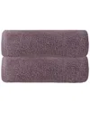 Ozan Premium Home Opulence Hand Towels Set Of 2 In Purple