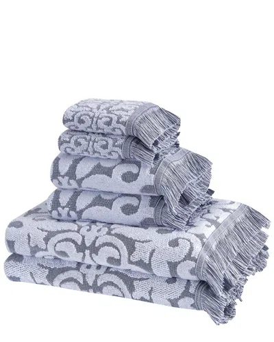 Ozan Premium Home Panache 6pc Towel Set In Blue