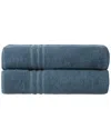 Ozan Premium Home Sienna Bath Sheets Set Of 2 In Blue