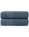 Ozan Premium Home Sienna Bath Towels Set Of 2 In Blue