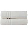 Ozan Premium Home Sienna Bath Towels Set Of 2 In Cream