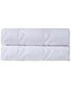 Ozan Premium Home Sovrano 2pc Bath Sheets In White