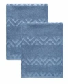 Ozan Premium Home Turkish Cotton Sovrano Collection Luxury 2-pc. Bath Sheet Set In Blue