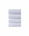 Ozan Premium Home Turkish Cotton Sovrano Collection Luxury 4-pc. Hand Towel Set In White