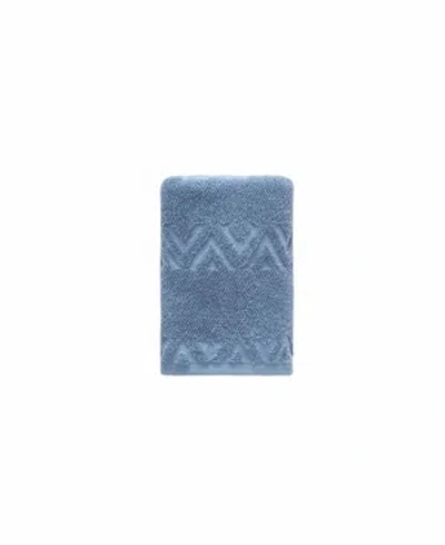 Ozan Premium Home Turkish Cotton Sovrano Collection Luxury Hand Towel Bedding In Blue