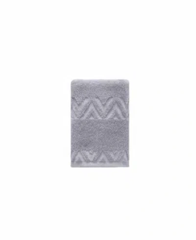 Ozan Premium Home Turkish Cotton Sovrano Collection Luxury Hand Towel Bedding In Light Gray
