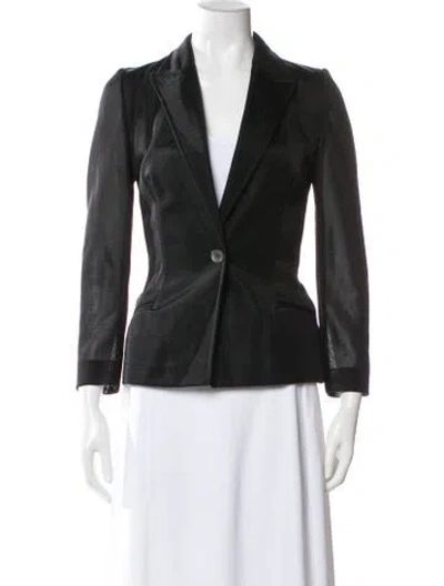 Pre-owned Ozbek Blazer In Black