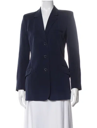 Pre-owned Ozbek Blazer In Blue