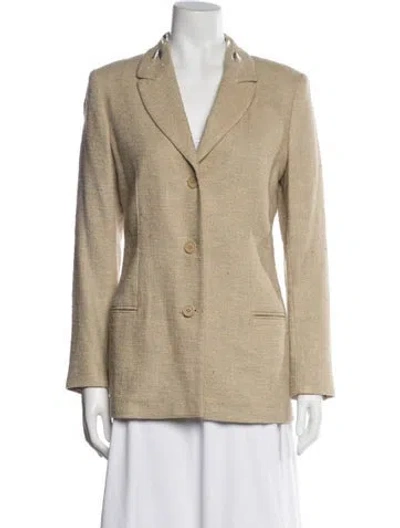Pre-owned Ozbek Blazer In Neutral