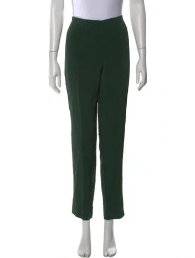 Pre-owned Ozbek Straight Leg Pants In Green
