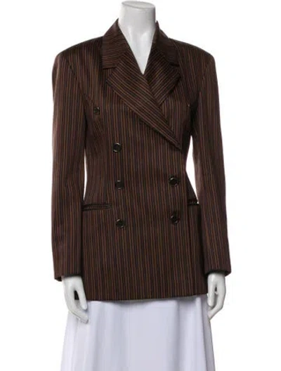 Pre-owned Ozbek Vintage 1990's Blazer In Brown