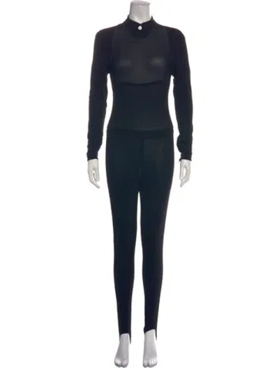 Pre-owned Ozbek Vintage Late 1990's - Early 2000's Jumpsuit In Black