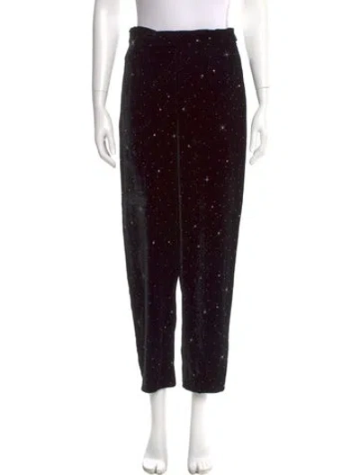 Pre-owned Ozbek Vintage Straight Leg Pants In Black