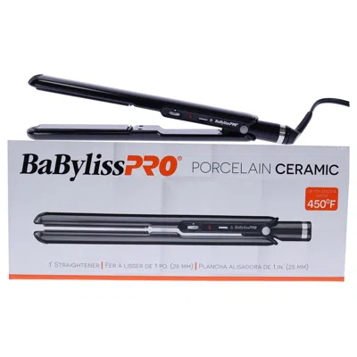 Ozeeks Porcelain Ceramic Straightening Flat Iron - Model Bp9557uc - Black By Babylisspro For Unisex - 1 Inc