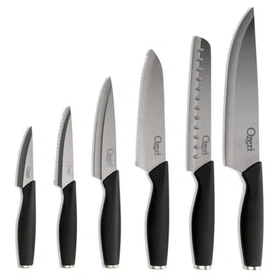 Ozeri Elite Chef Ii 12-piece Ceramic Knife Set In Black