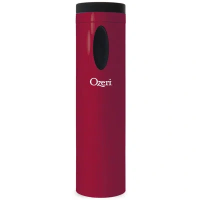 Ozeri Fascina Electric Wine Bottle Opener And Corkscrew In Red Engine