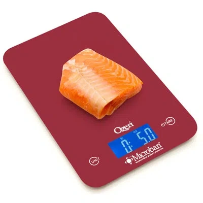 Ozeri Touch Ii Digital Kitchen Scale In Red Engine
