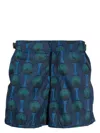 Ozwald Boateng Mosaic-print Swim Shorts