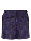 Ozwald Boateng Printed Swim Shorts