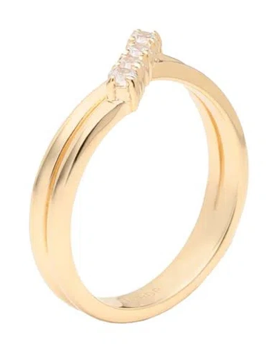 P D Paola Anna Ring Woman Ring Gold Size 6.5 925/1000 Silver