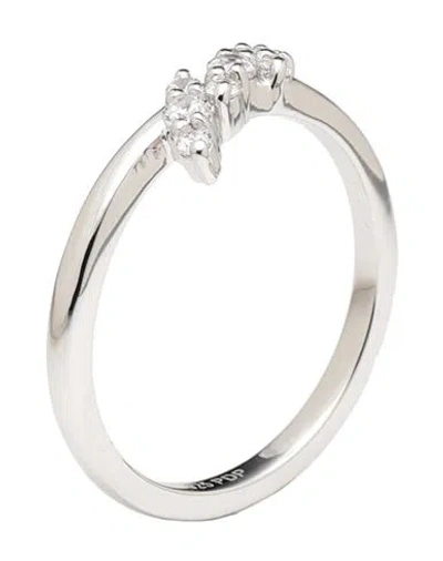 P D Paola Natura Ring Woman Ring Silver Size 6.5 925/1000 Silver