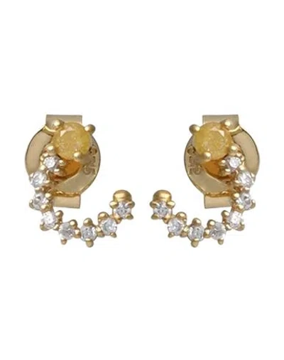 P D Paola Villa Gold Earrings Woman Earrings Gold Size - 925/1000 Silver