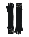 P Jean P_jean Woman Gloves Black Size Onesize Acrylic, Wool In Black