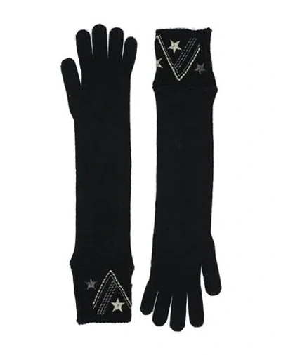 P Jean P_jean Woman Gloves Black Size Onesize Acrylic, Wool