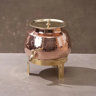 P-tal Copper Water Dispenser In Brown