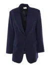 P.a.r.o.s.h Blue Blazer In Blue