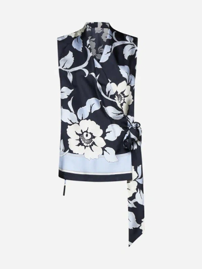 P.a.r.o.s.h Shirt In Fantasia Azzurro